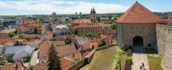 Panoramic view of Eger, Hungary.