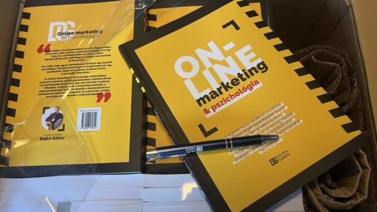 Dajka Gábor új könyve: Online Marketing és Pszichológia Marketing Pszichologia