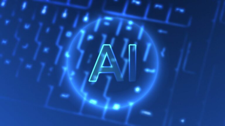 OpenAI kihívása a Google ellen: SearchGPT Neon AI on a keyboard