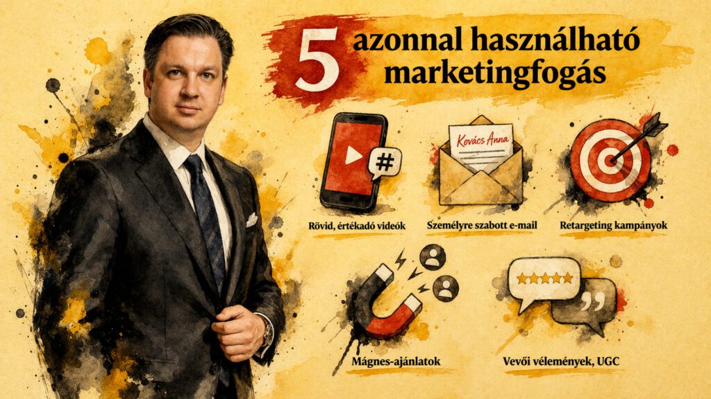 5 azonnal használható marketingfogás 5 azonnal használható marketingfogás