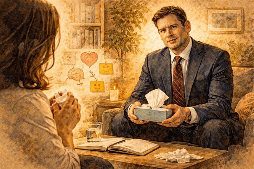 Zsebkendő az asztalon: érzelmi rétegek felszabadítása coachingban