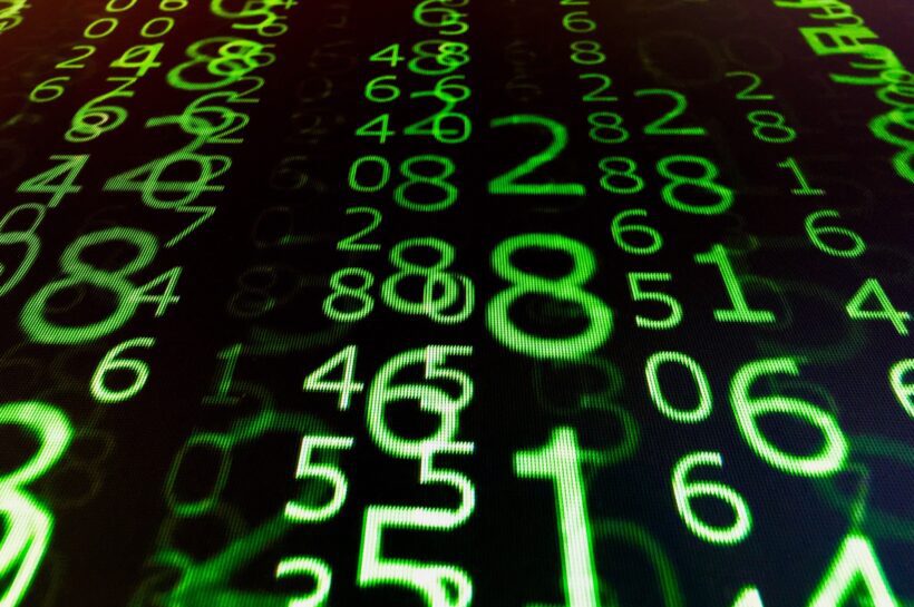 Binary numbers data matrix