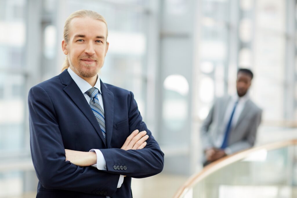 Confident leader