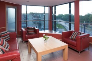 Hotel Living Room With a View