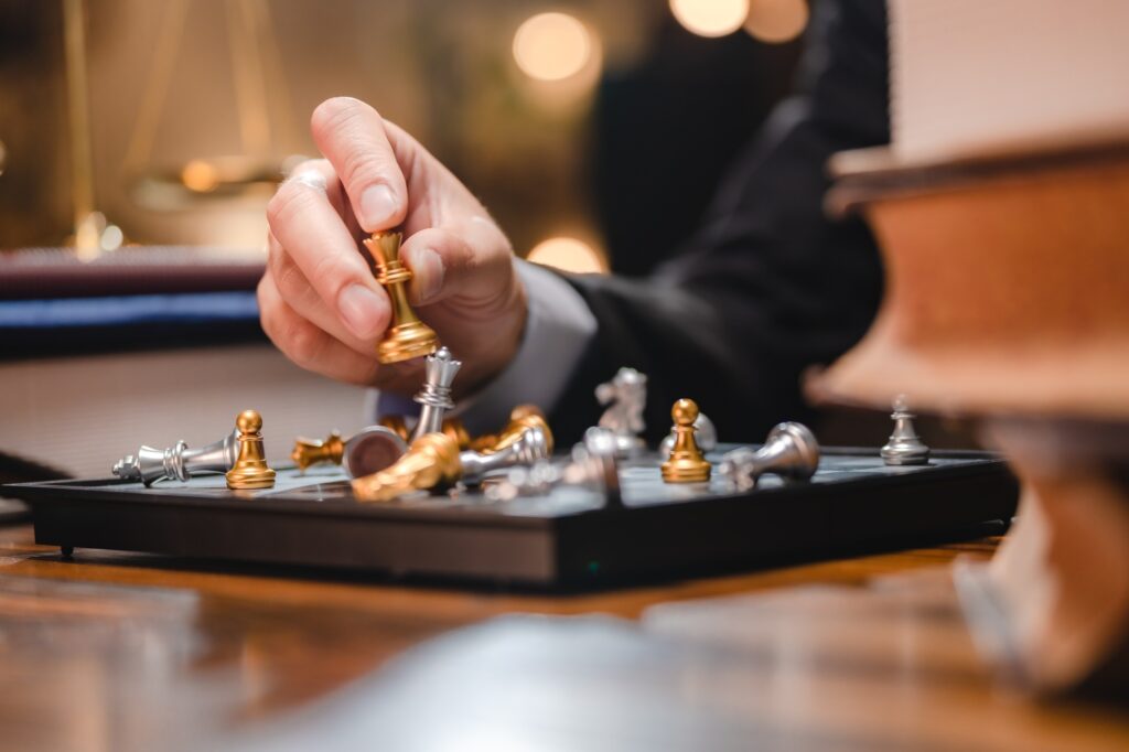 Leadership strategy or strategic planning and human resources organization risk management