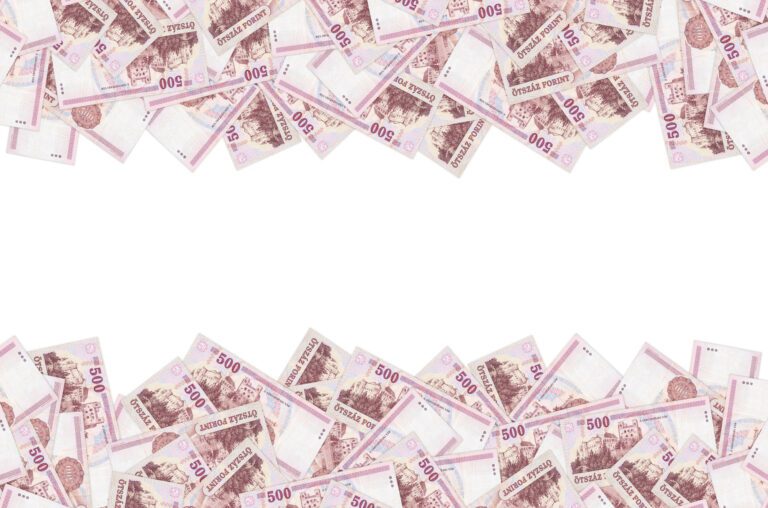 A Sarospatki Var building on Hungary 500 Forint 1993 Banknote pattern