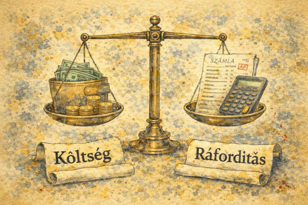 Kezdő vállalkozóknak: Költség és ráfordítás különbsége