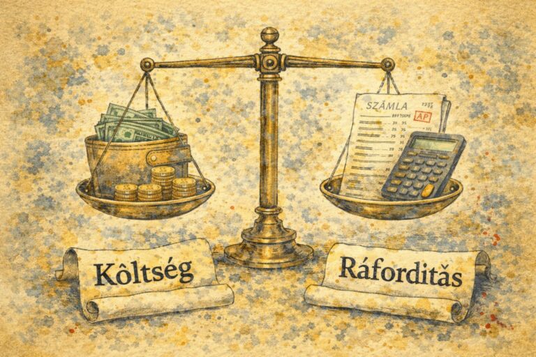 Kezdő vállalkozóknak: Költség és ráfordítás különbsége