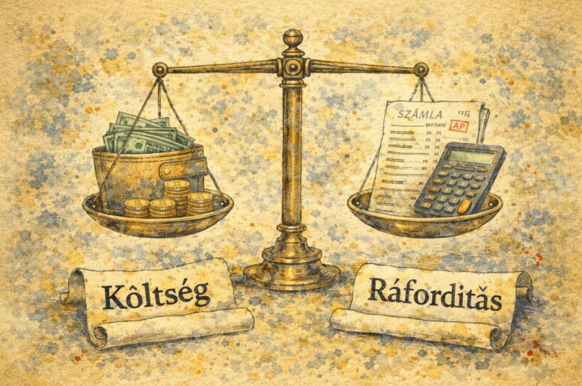 Kezdő vállalkozóknak: Költség és ráfordítás különbsége