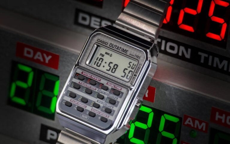 Casio X Vissza a jövőbe – Az időgép a csuklódon