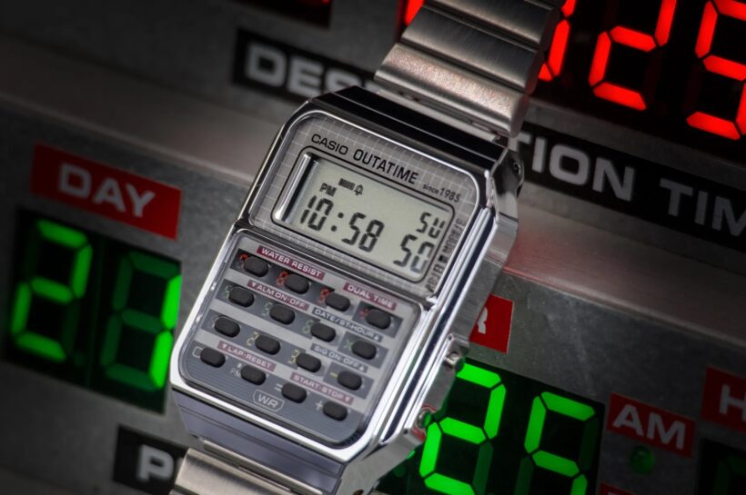 Casio X Vissza a jövőbe – Az időgép a csuklódon