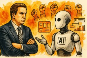 Generatív AI a munkahelyen: az 5 vezetői feszültség és a bevezetés gyakorlata