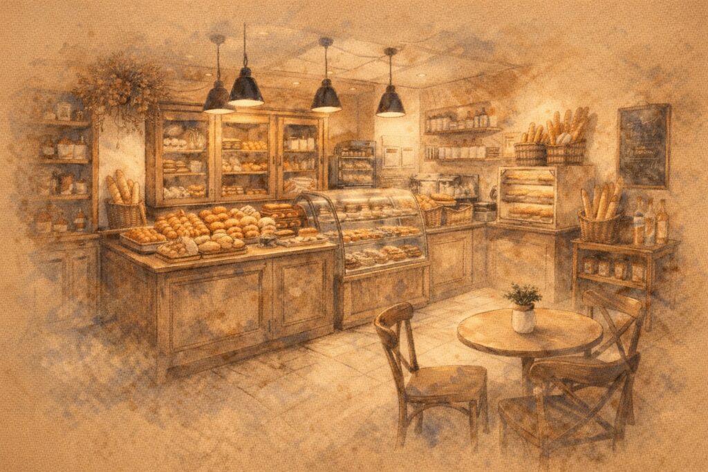 Egy pékség kialakítása: Az első benyomás számít