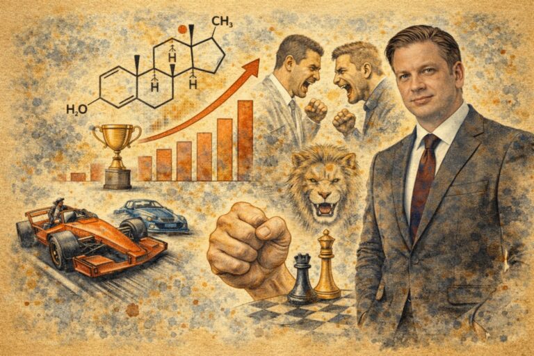 Biokémia: tesztoszteron a marketingben (verseny, státusz, fenyegetettség)