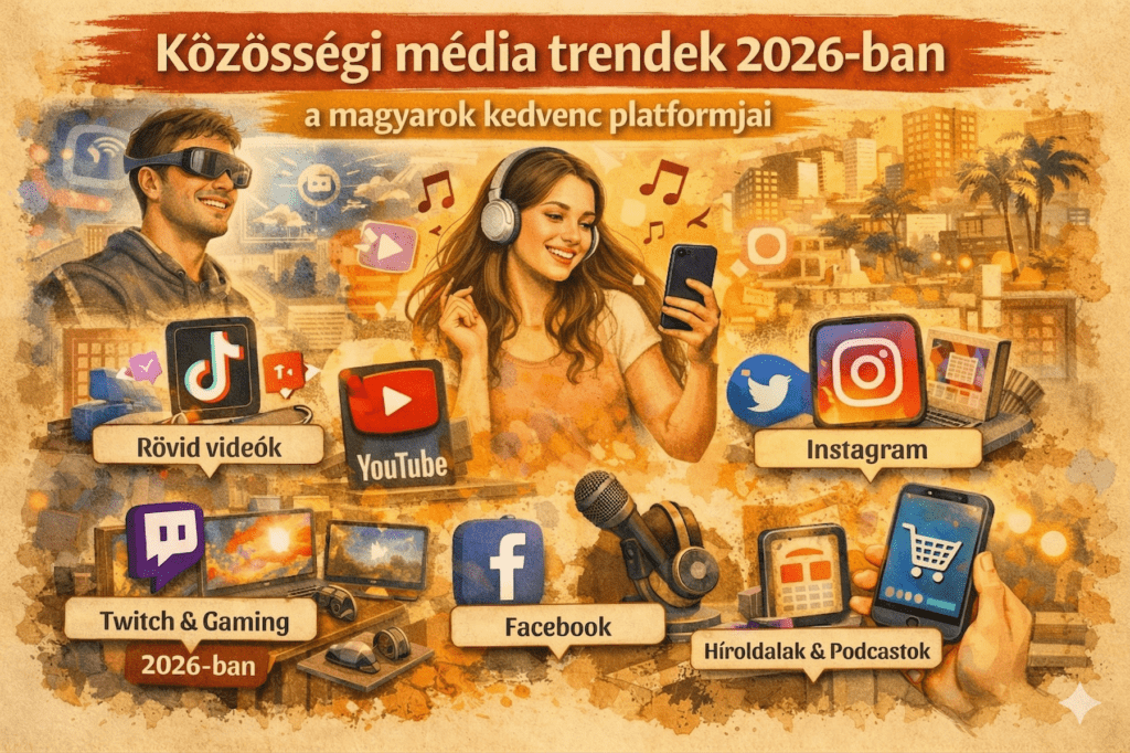 Magyarország: közösségi média trendek 2026-ban