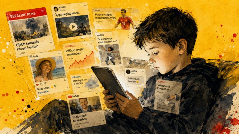 A hír ma beleolvad a gyerek napi képernyőélményébe